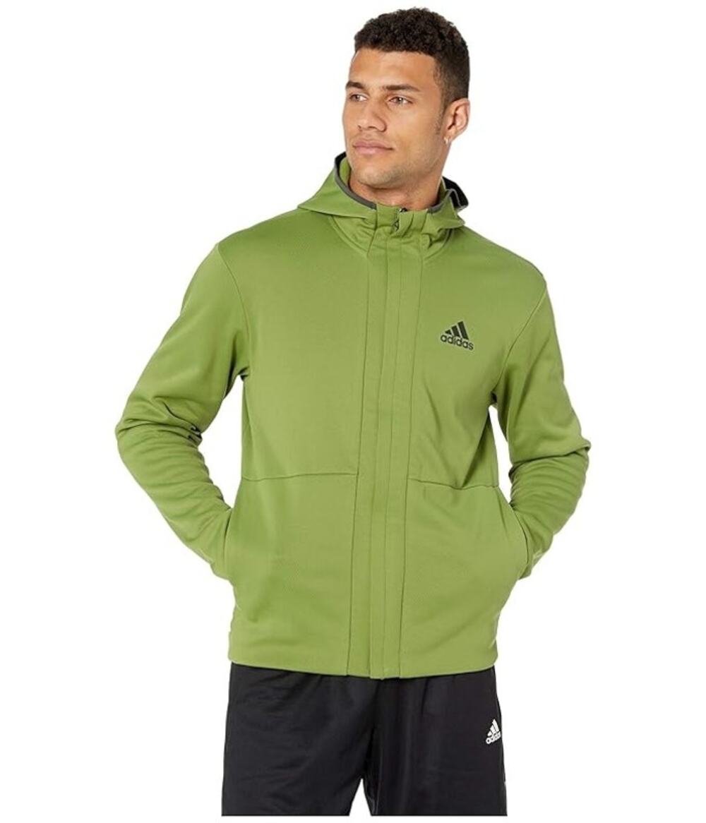 Adidas Climawarm Team Issued Full-zip Hooded Jacket Small